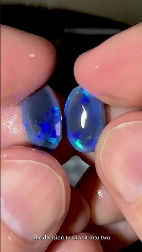 I chopped this uncut gem in half to see what’s inside then polished it