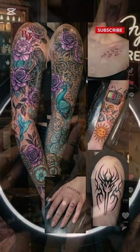 “3D & Glow Tattoos That Look Unreal 🔥”