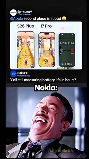 Samsung vs iPhone vs Nokia 😂 Who Really Wins? #shorts