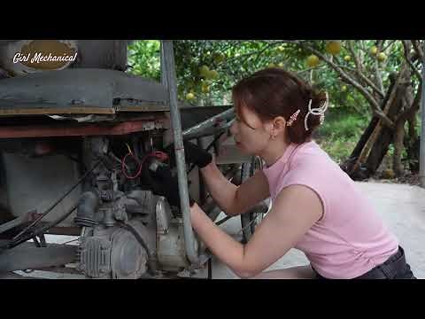 Genius Girl Challenge: Restore and revive a car (HONDA) after many years of disuse.