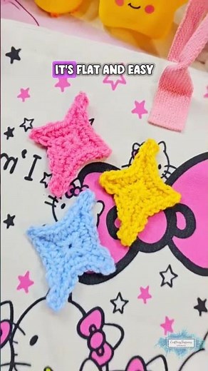 Easy Crochet Star Appliqué for Beginners #crochet