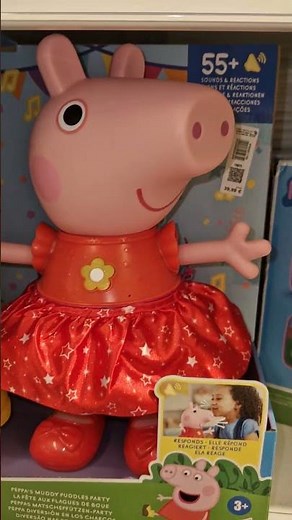 Peppa pig muddy puddles party figure #shorts