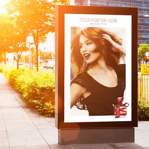 [Hot Item] Street Outdoor Advertising Mupi Electronic Roadside Aluminum Profile Lightbox