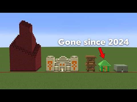 Every Structure Mojang Removed From Minecraft (And Why)