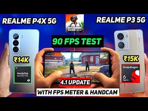 ⚡DON'T BUY WRONG PHONE | REALME P4X 5g vs REALME P3 5g | Ultimate 90 FPS Gaming comparison|