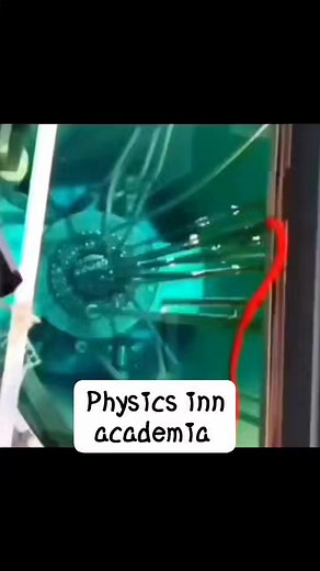 nuclear reaction in nuclear reactor with original sound #physicsinn #physicsreels #physicsmemes #physicsvideos #nuclearreaction | Physics INN