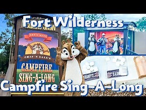 Chip ‘n’ Dale’s Campfire Sing-A-Long at Fort Wilderness | Disney World Family Fun