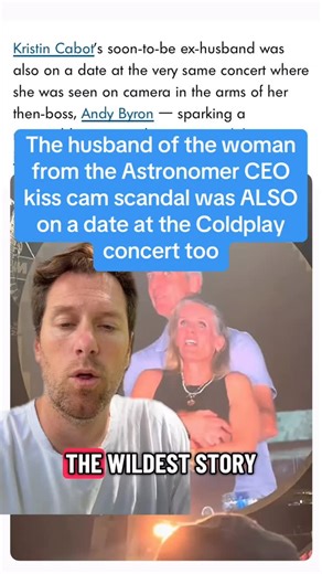 Kevin Clancy on Instagram: "The husband of the woman from the Astronomer CEO kiss cam scandal was ALSO on a date at the Coldplay concert too. This is love, marriage, and the internet in 2025!"