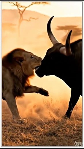 Lion Attacks Massive Watusi Bull… What Happens Next? 🦁🐂