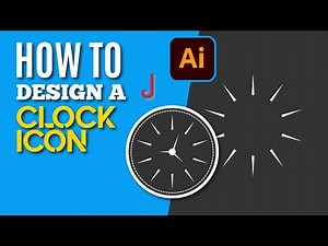 How to Design a Clock Icon in Adobe Illustrator | Step by Step Tutorial