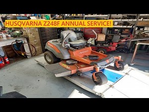 Husqvarna Z248F Zero Turn Kawasaki FR651V | Annual Service!