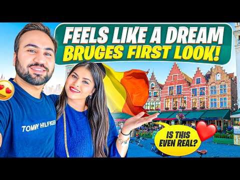 Our First Impression Of This Country | Bruges, Belgium | Indian Vlogger