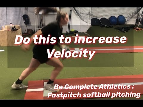One easy way to increase velocity: fastpitch softball pitching