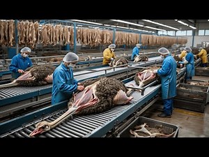 Inside Modern Ostrich-Leather Factory: From Farm to Luxury Products