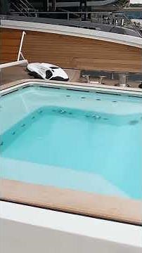 An infinity pool, modular furniture, and folding bathing platforms... its the Columbus Atlantique.