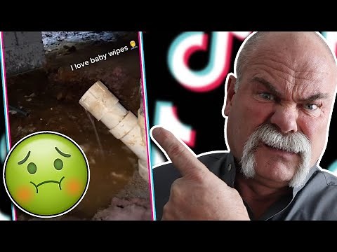 TikTok Plumbing makes me sick! Real Plumber Reacts