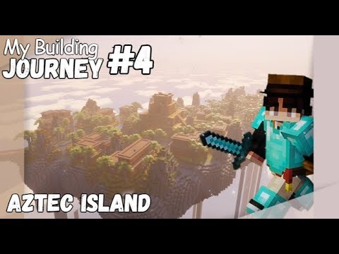 I built A Floating Aztec island in the sky in modded Minecraft Survival: My Building Journey [4]