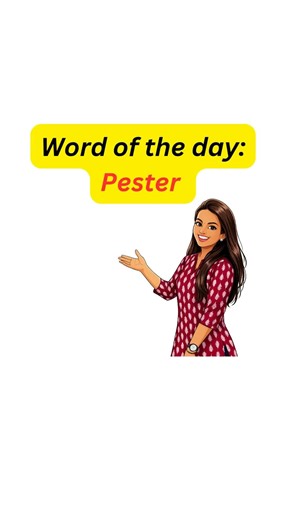 Pester Meaning in Tamil 😤 | Learn Daily English | Spoken English for Beginners