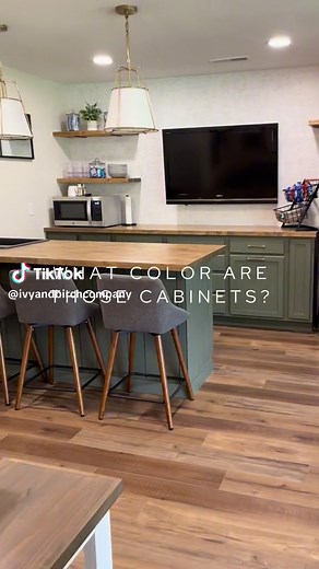 Feeling the thunder in our kitchenette! ⚡️🎨 We took a bold step with Sherwin Williams' 'Thunderous' on our cabinets, and the results are electrifying! Ha...get it? It's amazing how a little color can bring so much energy to a space. What do you think of this pop of color? 💬 . . . #sherwinwilliams #paintcolor #color #paintswatch #painttrends #interiorcolors #colorobsession #kitchenette #basement #paint #colorcrush #paintingideas #colormood #freshcoat #paintcoloroftheday