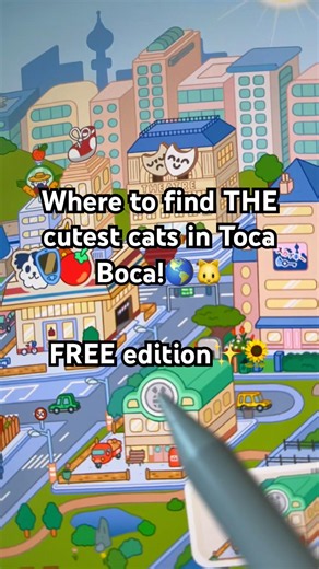 Where to find the CUTEST cats in Toca Boca!🐱😍🌎 I can do more for free in you want to! #tocaboca
