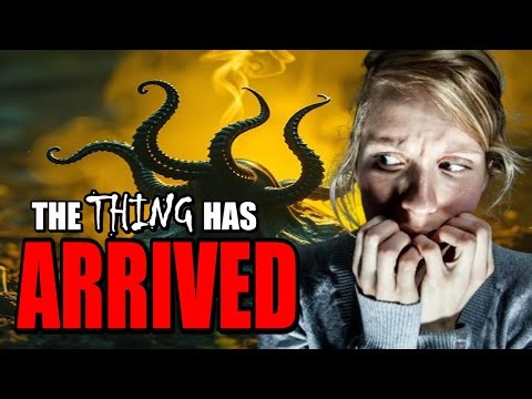 STRANGE ALIEN CREATURE growing from METEORITE