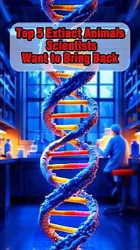 Top 5 Extinct Animals Scientists Want to Bring Back 🐘