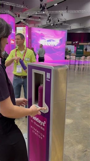 evokeAG 2026 Water Bottle Filling Station with Fieldays