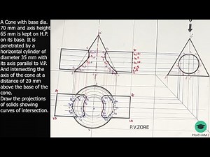Intersection of Cone to Cylinder Problem 01