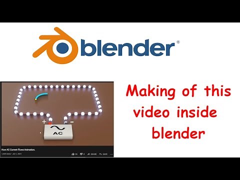 How to make electronics animation inside blender.
