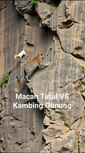 #macan tutul vs kambing gunung | Hasbullah
