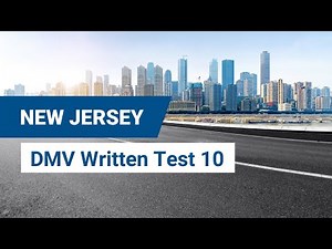 2024 New Jersey DMV Written Test #10