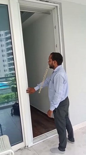 Pleated Mosquito Net for Doors | Sliding Pleated Mesh Door | Best Insect Protection Solution