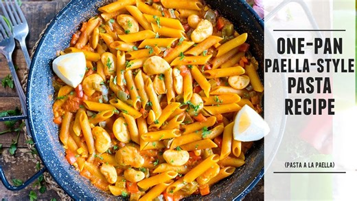 Paella-Style Pasta: A Spanish-Inspired One-Pan Recipe