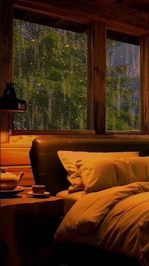 Relaxing Rain Sounds For Sleeping | Deep Breathing & Peaceful Sleep Sounds | #Shorts #ASMRRain