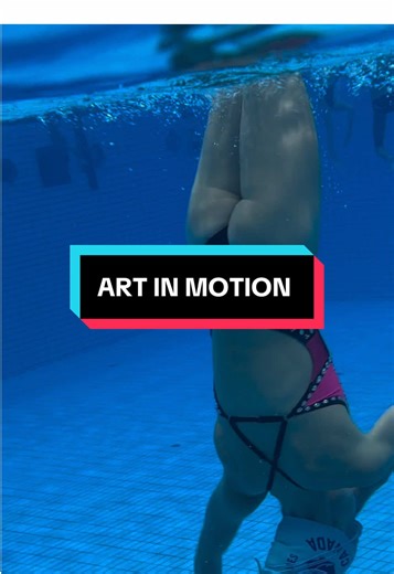 Beneath the surface ✨ #ArtisticSwimming