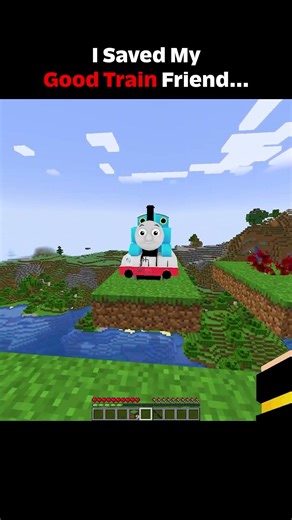 How I Saved My True Train Friend In Minecraft