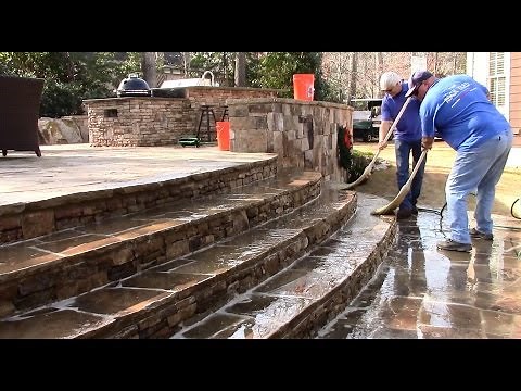 Muriatic Acid Patio Cleaning