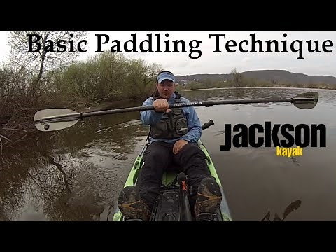 Kayakfishing Instructional- Basic paddling technique
