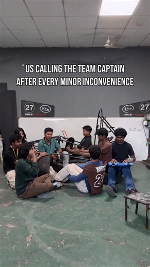 DSCE MOTORSPORTS on Instagram: "We don't panic....we just call the team captain ;) #formulastudent #dscemotorsports #saeindia #dayanandasagarcollegeofengineering #builtnotbought"
