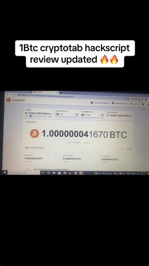 1Btc cryptotab hackscript review updated 🔥🔥✅. #bitcoinmining #cryptocurrency #cryptonews #bitcoin #bitcoinnews