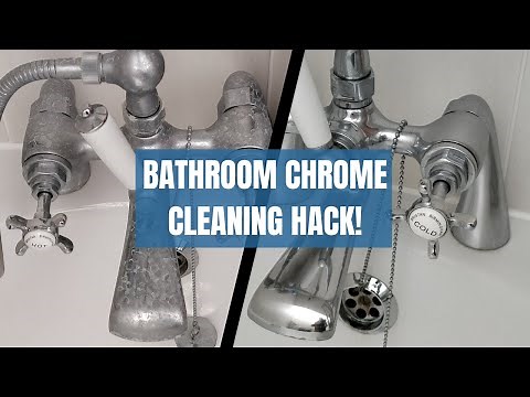 How To Remove Hard Water Stains On Chrome Taps - Cleaning Hack!