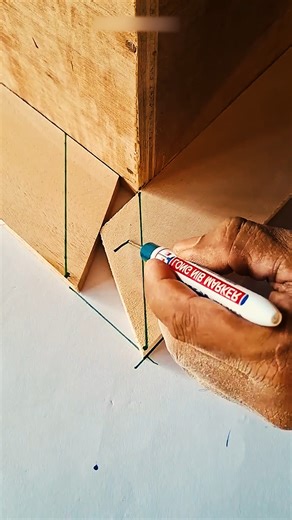 220K views · 62 reactions | Perfect Corner Drawing Tips #woodworking #shortsvideo #fblifestyle | Jalenn | Facebook