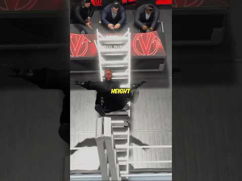 Did you know you can break a ladder in half in WWE 2K24? #videogames #wwe2k24 #smackdownvsraw