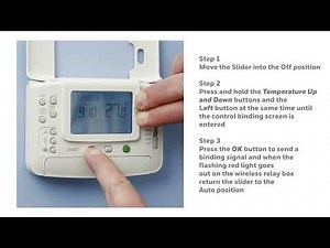 Sending a Binding signal from the CM921 or CM927 WirelessThermostat
