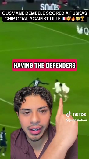 Ousmane Dembélé's Stunning Puskas Chip Goal Against Lille