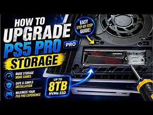PS5 Pro SSD Upgrade Guide – Install Samsung 990 Pro Heatsink NVMe M.2!