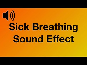 Male Sick Breathing - Sound Effect [4K]