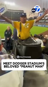 If you've been to Dodger Stadium, you've probably purchased some snacks from one beloved vendor. He's known as "The Peanut Man," and he's been serving up snacks for more than 50 years. 🥜💙 | ABC7
