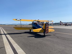 1942 Boeing "Stearman" Biplane Ride (AWESOME!!!)