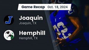 Football Game Preview: Joaquin Rams vs. Timpson Bears